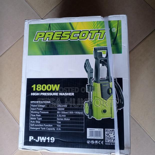 Brand New Prescott Pressure Washer (1800w P-Jw19) photo 3
