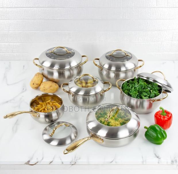 Sq Professional Lustro Stainless Steel Saucepan and Casserole Set 6pc photo 2