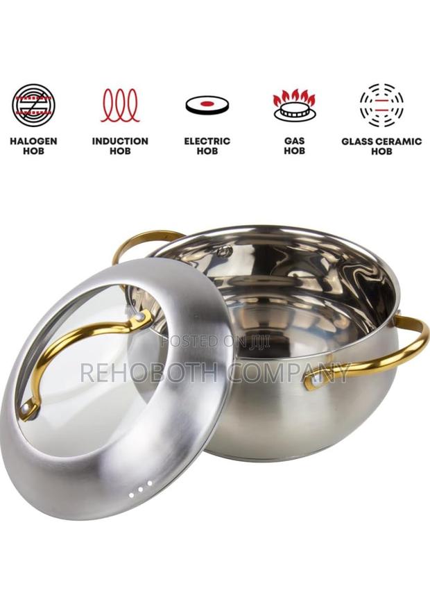 Sq Professional Lustro Stainless Steel Saucepan and Casserole Set 6pc photo 3