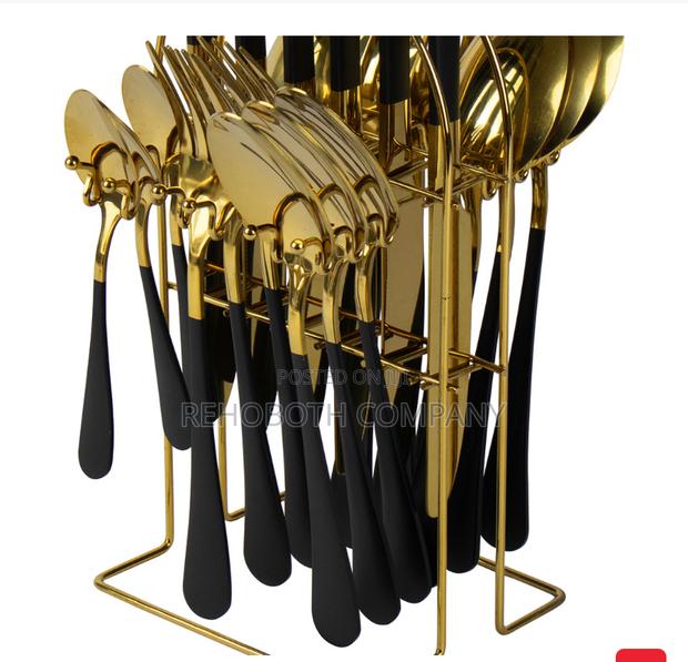 Sq Professional = Luxury Tableware Stainless Steel Cutlery Set 25pcs photo 3