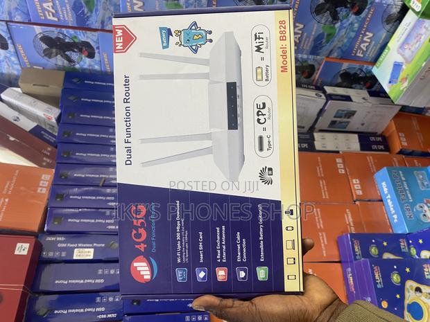Dual Function 4/5g Sim Card, 4 Real External Antennas and Ethernet Con