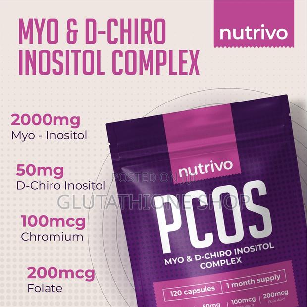 Nutrivo Pcos Myo Inositol D Chiro Inositol - 120 Capsules · Photo 3