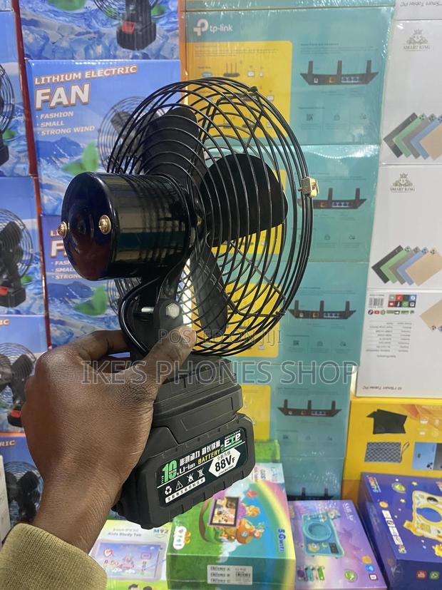 Lithium Electric Small Fan,Fashion, Strong Wind Blow and 21vbv photo 2