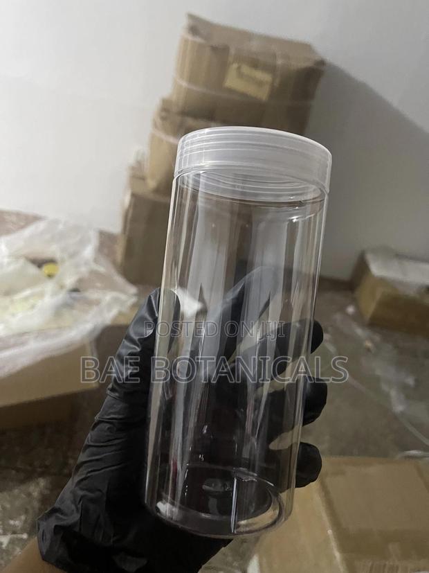 500ml Cosmetic Jar and Free Gasket (With Clear, White or Gold Lid) photo 2