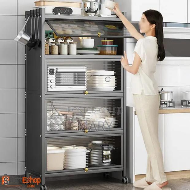 Costway 5 Tier Metal Rack. Multipurpose Rack
