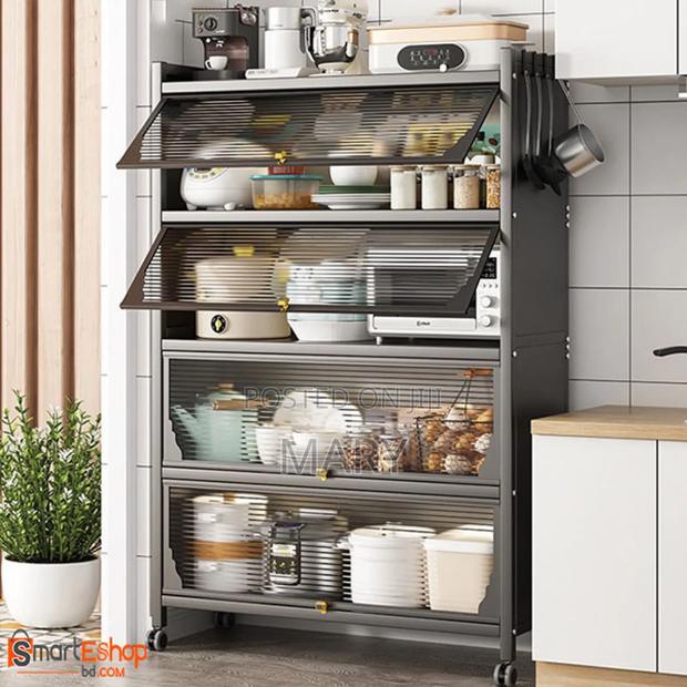 Costway 5 Tier Metal Rack. Multipurpose Rack photo 3