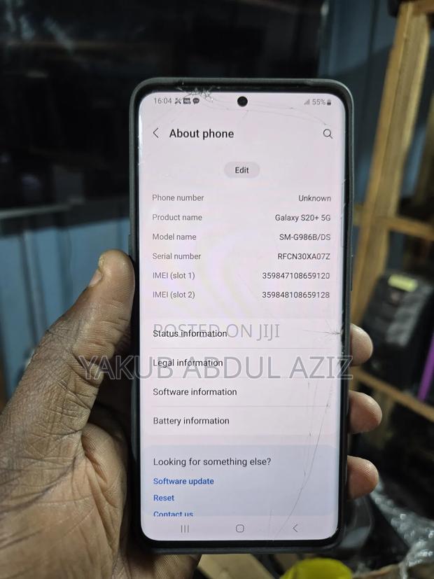 Samsung Galaxy S20+ 5G 128 GB Black photo 2