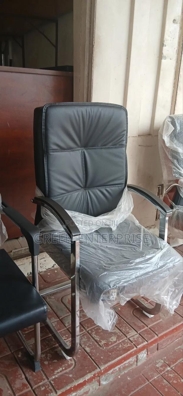 An Authentic Leather Visitor Chair