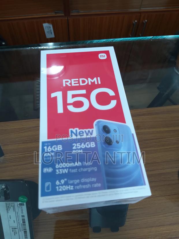 New Xiaomi Redmi 15 5G 256 GB Black