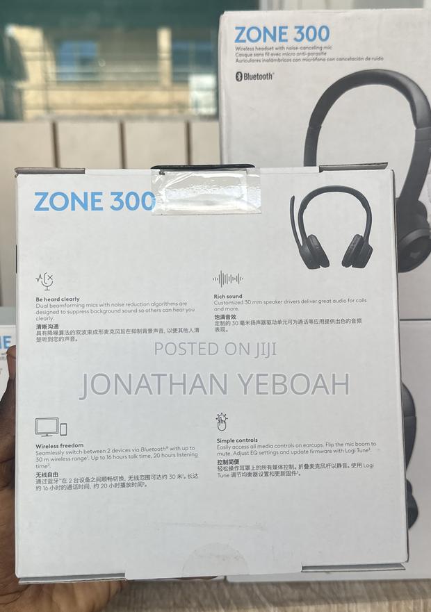 Logitech Zone 300 Wireless Headset Mic photo 3