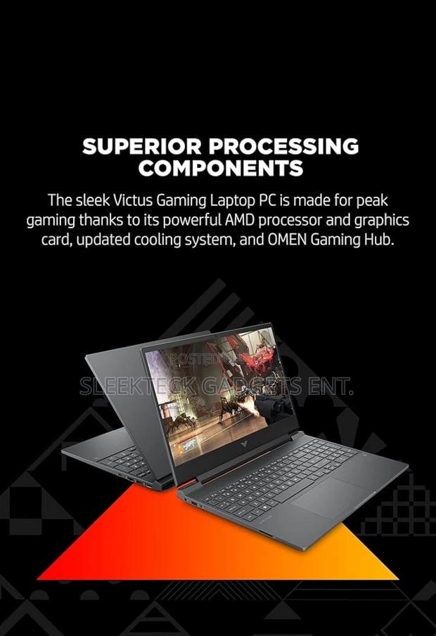 New Laptop HP Victus 16 8GB AMD Ryzen 5 SSD 256GB photo 5