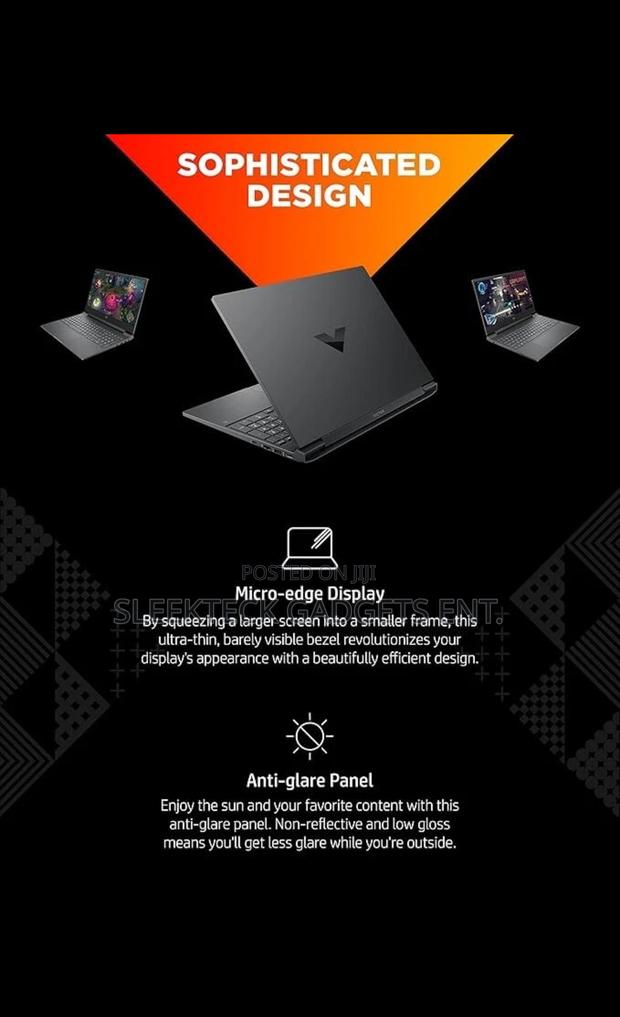 New Laptop HP Victus 16 8GB AMD Ryzen 5 SSD 256GB photo 7