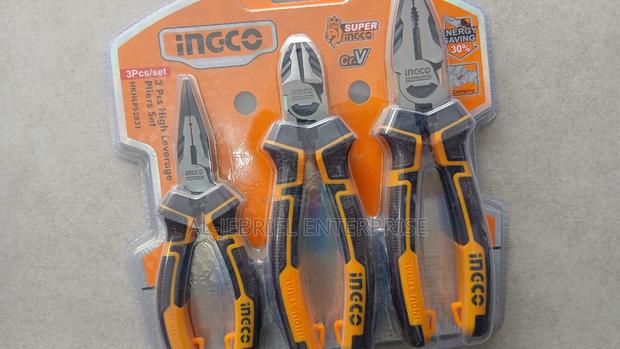 Ingco 3 PCS Leverage Pliers Set