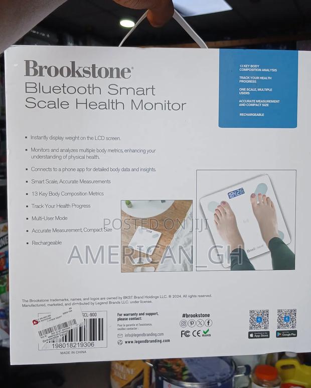 Brookstone Bluetooth Smart Scale Health Monitor · Photo 4