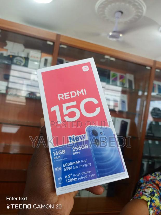 New Xiaomi Redmi 15C 4G 256 GB Black