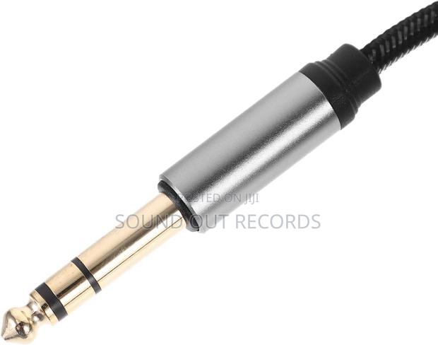5m Braided Anti Rust 6.5mm To 3.5mm Gold Plated Audio Cable photo 4