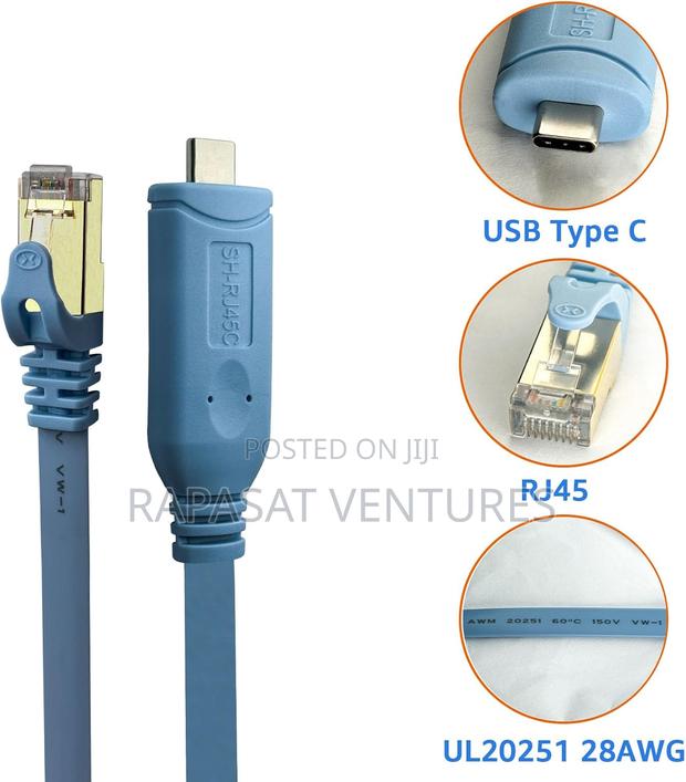 Usb C Console Cable to Rj45 Adapter · Photo 2