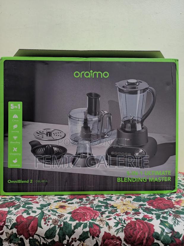 Oraimo Omniblend 2 21000 RPM Speed 5-in-1 Blender