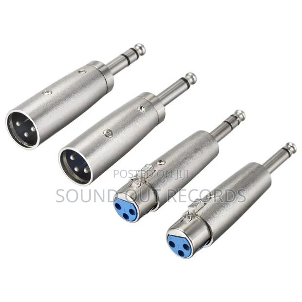 1pair Male -female Xlr To 6.5mm Male-female Converters photo 2