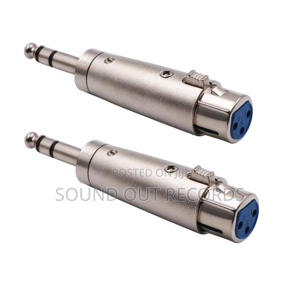 1pair Male -female Xlr To 6.5mm Male-female Converters photo 3
