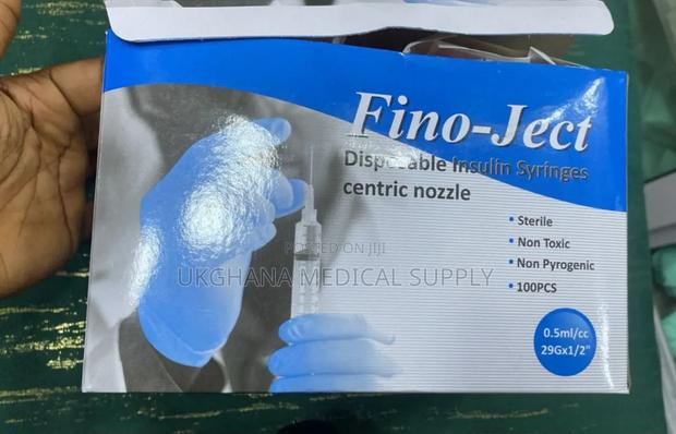 Insulin Syringe 30g, 31g. Needle Size photo 3