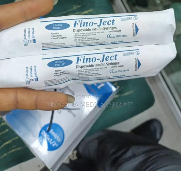 Insulin Syringe 30g, 31g. Needle Size photo 4