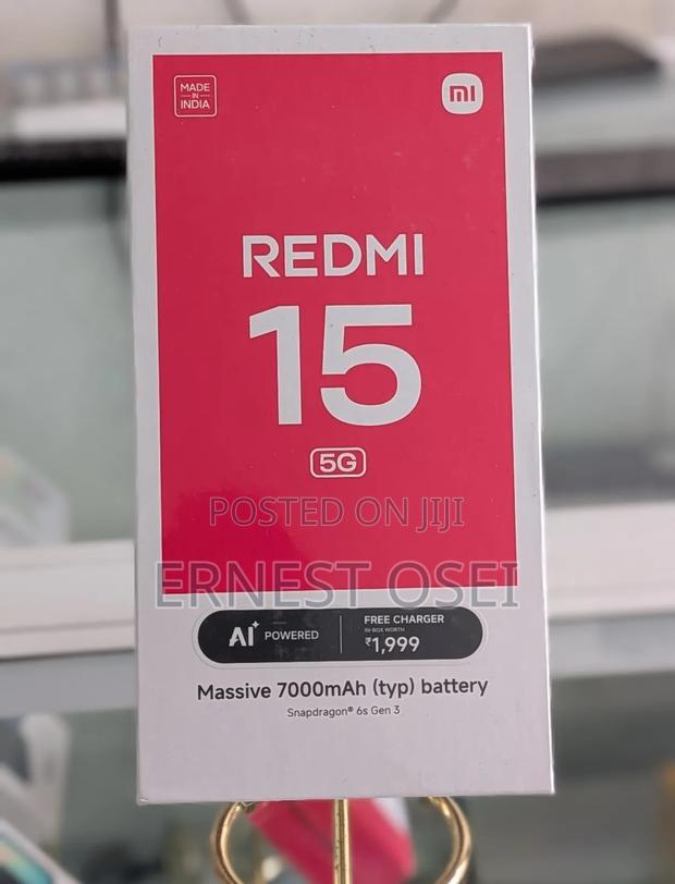 New Xiaomi Redmi 15 5G 256 GB Red · Photo 4