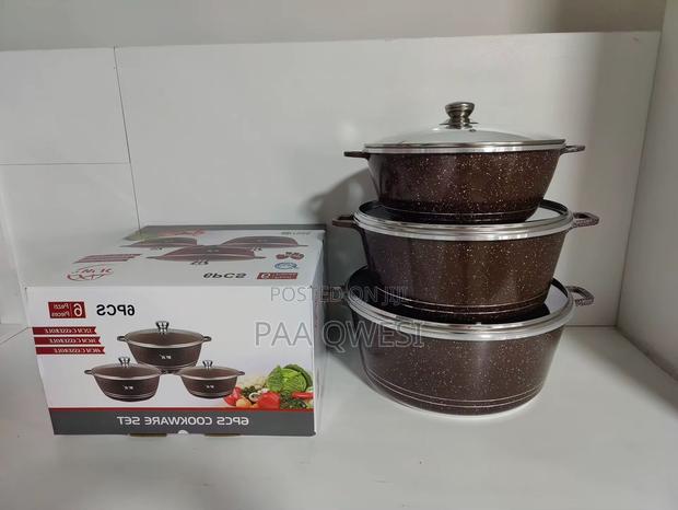 Complete 6pcs Wk Casserole Set – Non-Stick Heat Efficient