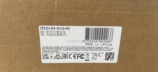 Mikrotik Cloud Router Switch 354-48g-4s+2q+Rm, Crs354-48g-4s+2q+Rm photo 4