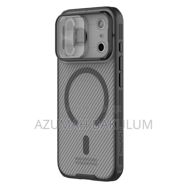 17 Pro Max 17 Pro Transparent Black Camshield Magnetic Case