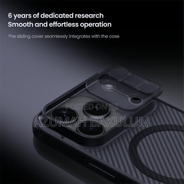 17 Pro Max 17 Pro Transparent Black Camshield Magnetic Case photo 3