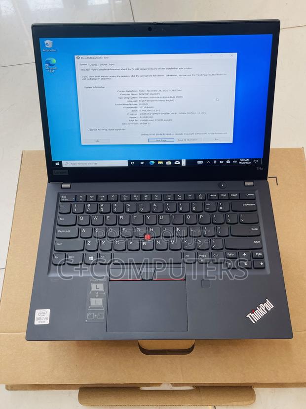 New Laptop Lenovo Thinkpad T14s Gen 1 8GB Intel Core I7 SSD 256GB