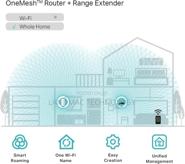 Tp-Link Ac750 Mesh Wi-Fi Extender Re200 Dual Band photo 3