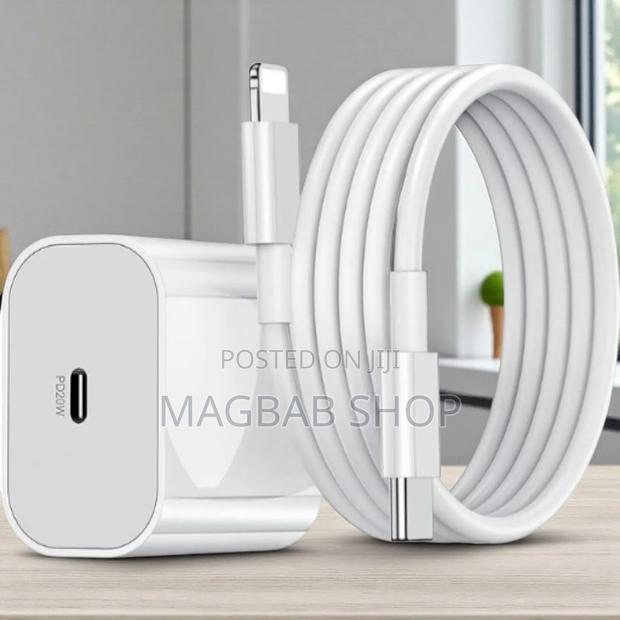 Original White iPhone 14 Pro Max Charger (645874)
