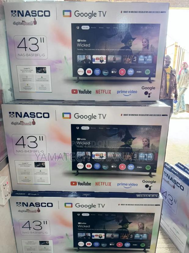 Nasco 43 Inch Google Smart Android Tv (Nas-b43bfl-g)