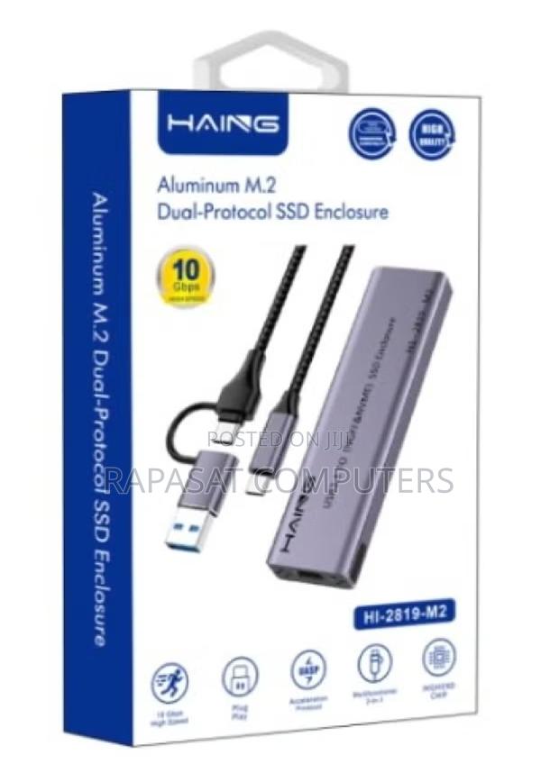 Haing M.2 2 in 1 Nvme Enclosure Hi-2819