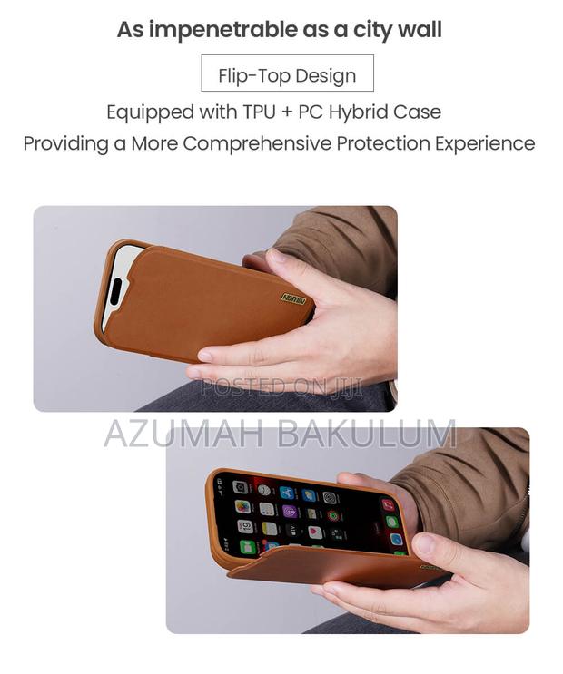 17 Pro Max | 17 Pro Leather Flip Cover photo 2