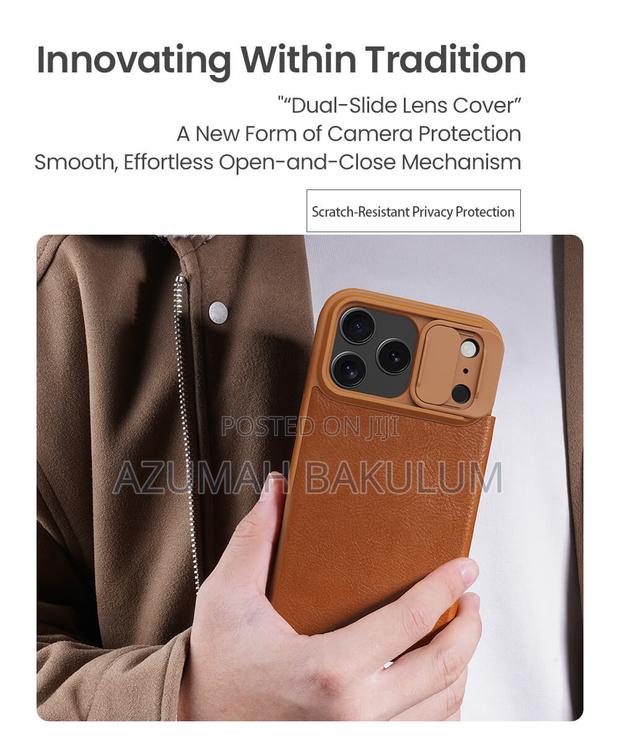 17 Pro Max | 17 Pro Leather Flip Cover photo 6