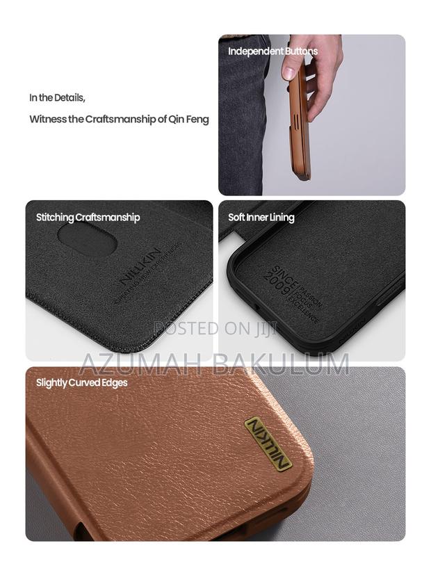 17 Pro Max | 17 Pro Leather Flip Cover photo 10
