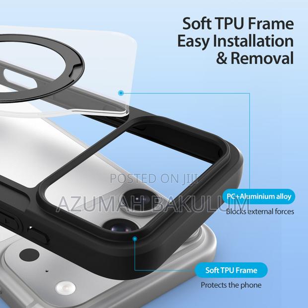 17 Pro Max | 17 Pro Folio Ring Stand Magnetic Flip Cover photo 5
