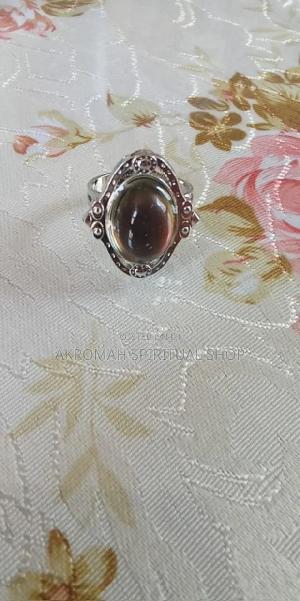 Clear Quartz Ring / Crystal Dome Ring photo 2