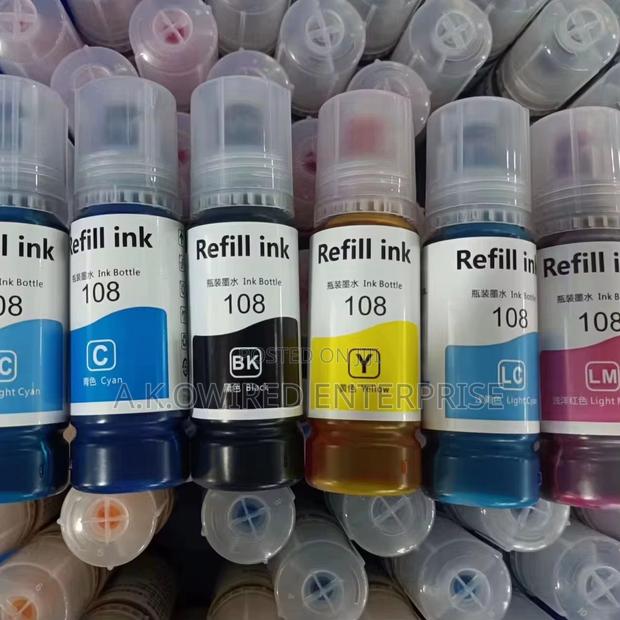 Epson Ecotank 108 Ink L8050 L18050 Et-18050 (B,C, M, Y, Lc, Lm) · Photo 4