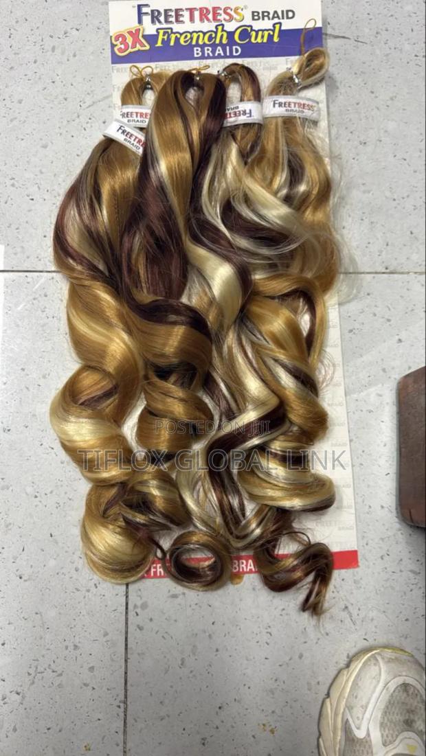 22"French Curly Braid Hair photo 2