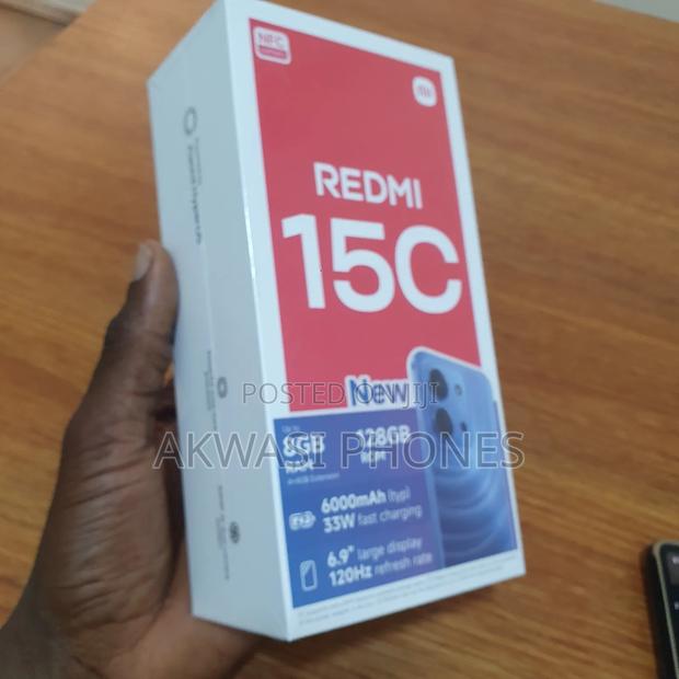 New Xiaomi Redmi 15C 4G 128 GB Black photo 2
