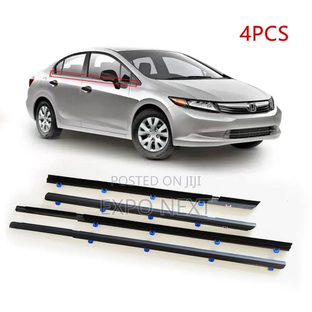 Weatherstrip Window Moulding Suitable For Honda Civic 2012-2015 /Set