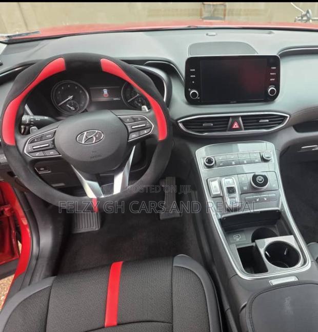 Hyundai Santa Fe SEL 2022 Red photo 4