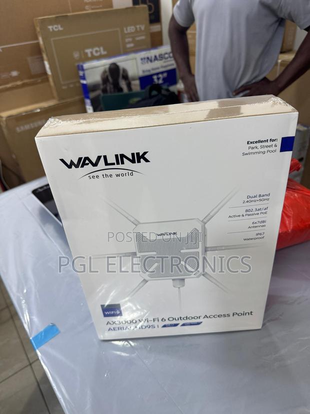Wavlink 6 Antenna Ax3000 Dual Band Wifi6 Outdoor Access Point · Photo 2