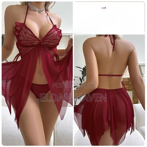 Ladie’S Butterfly Sexy Night Wear