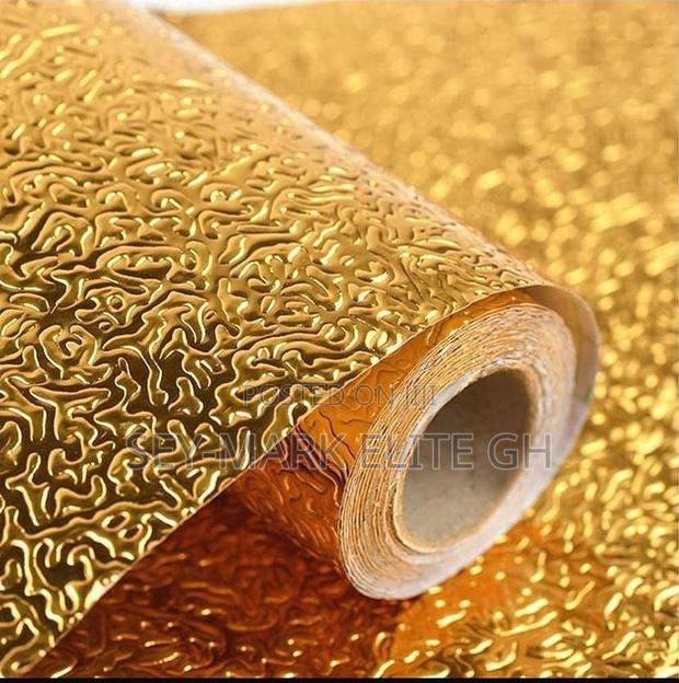 Kitchen Oil/Water Proof Aluminum Adhesive Sticker(10meters) · Photo 4