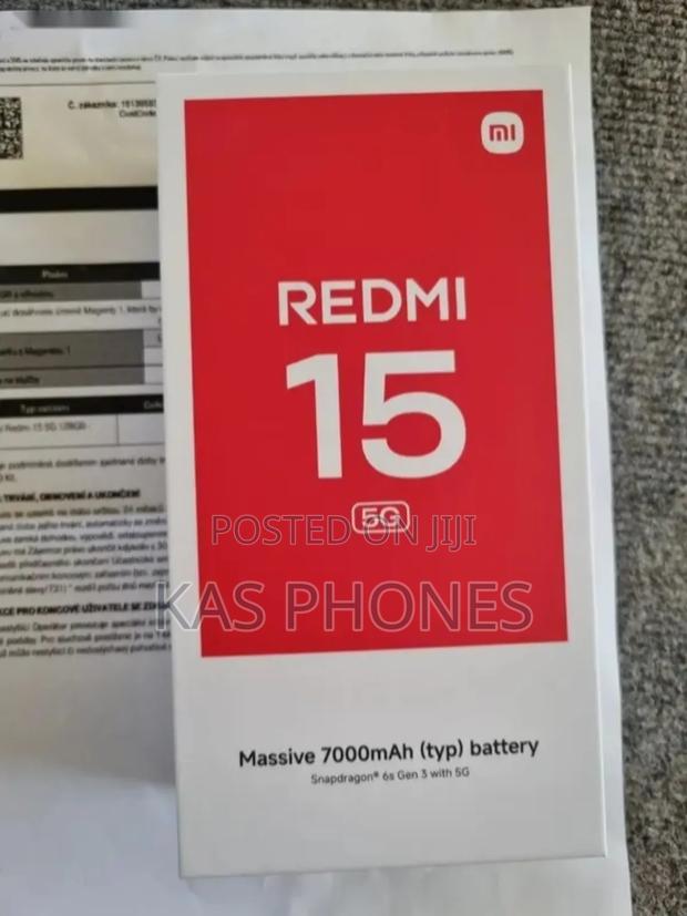 New Xiaomi Redmi 15 5G 256 GB